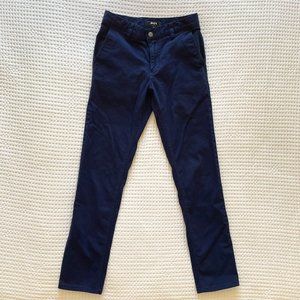 Men's Huf Fulton Chino Slim Pants in Navy, Size 28
